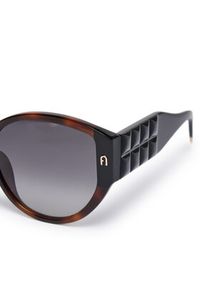 Furla Okulary przeciwsłoneczne Sunglasses Sfu784 WD00112-A.0116-HAO00-4401 Brązowy. Kolor: brązowy