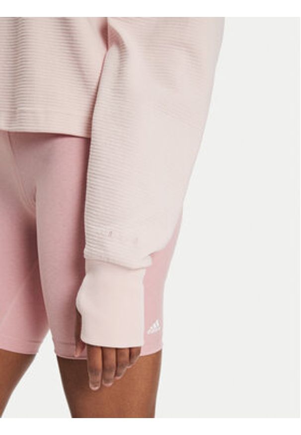 Adidas - adidas Bluza ALL SZN IY6832 Różowy Loose Fit. Kolor: różowy. Materiał: bawełna, syntetyk
