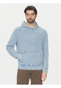 Guess Jeans Bluza M5GQ23 KCTJ1 Błękitny Regular Fit. Kolor: niebieski. Materiał: bawełna #1