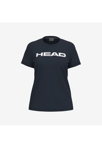 Head - CLUB BASIC T-Shirt Women. Kolor: niebieski. Materiał: bawełna, poliester