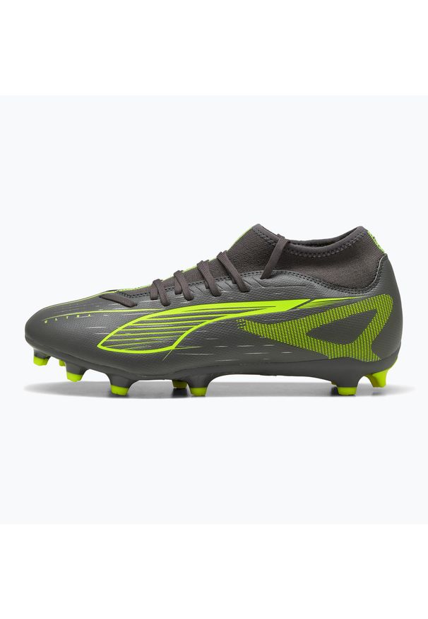 Puma - Buty piłkarskie męskie PUMA Ultra 5 Play+ FG/AG matte aged alert/puma aged. Kolor: szary. Sport: piłka nożna