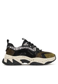 Steve Madden Sneakersy Animates-L SM11004762 Czarny. Kolor: czarny. Materiał: zamsz, skóra