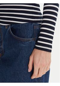 Tommy Jeans Bluzka Henley DW0DW20903 Granatowy Slim Fit. Typ kołnierza: typu henley. Kolor: niebieski. Materiał: syntetyk, bawełna #2