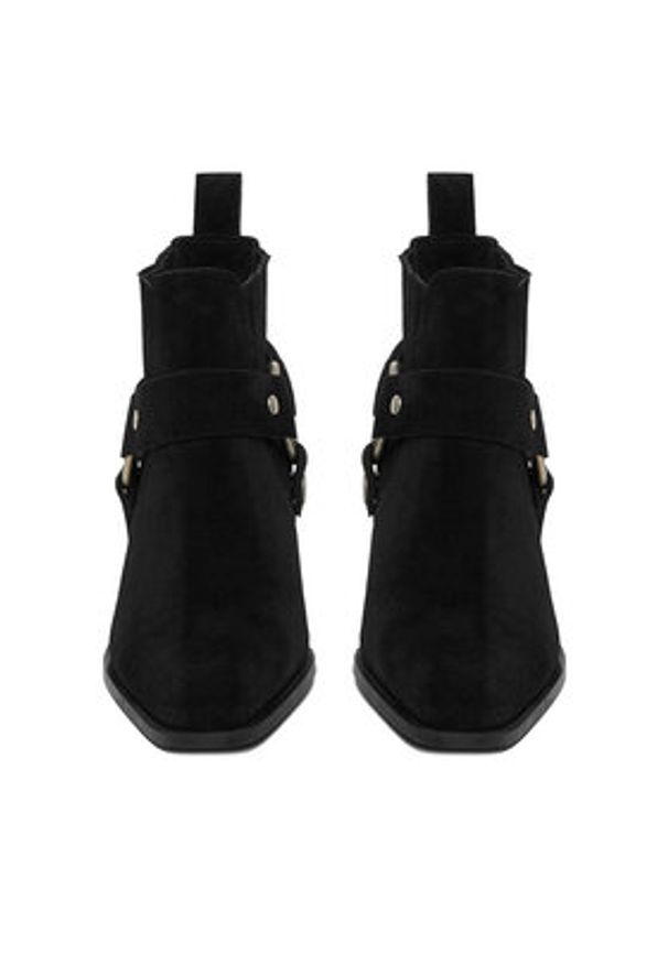 Badura Botki EO-CLEO-501-25 Czarny. Kolor: czarny. Materiał: zamsz, skóra