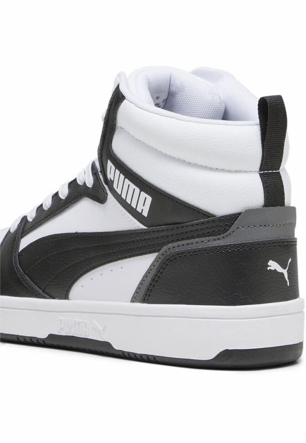Adidasy Puma Rebound V6, Mężczyźni. Kolor: biały, wielokolorowy, czarny, szary. Materiał: syntetyk, materiał. Szerokość cholewki: normalna. Sport: turystyka piesza