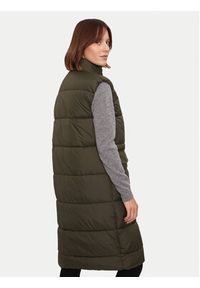 Whistler Bezrękawnik Amaretto W Long Puffer W234602 Zielony Regular Fit. Kolor: zielony. Materiał: syntetyk. Długość rękawa: bez rękawów