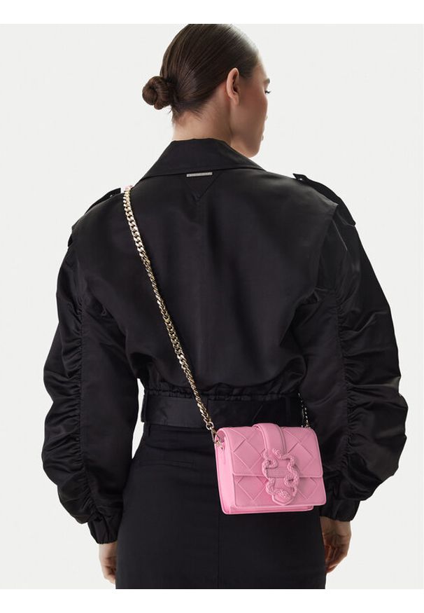 Just Cavalli Torebka 80RA4BM3 Różowy. Kolor: różowy. Materiał: skórzane