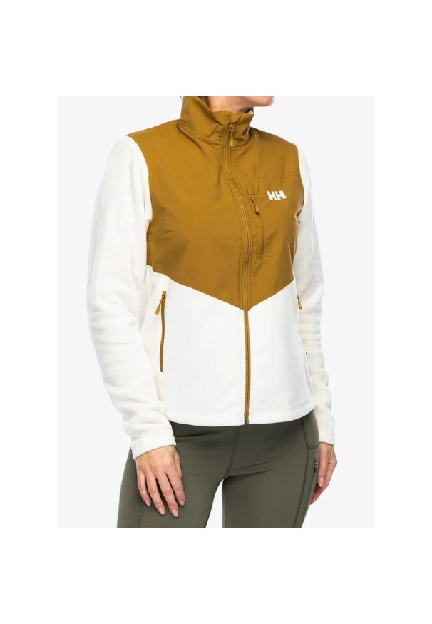 Bluza z zamkiem damska Helly Hansen Daybreaker Block Jacket. Kolor: biały
