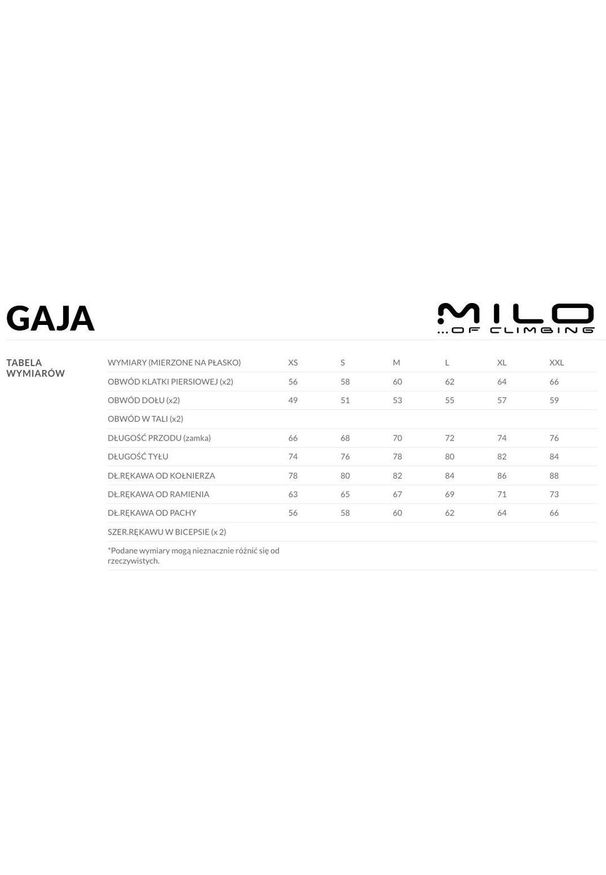 Kurtka trekkingowa męska - Milo Gaja - Gelanots®. Kolor: żółty. Materiał: poliester