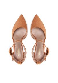 DeeZee Czółenka KL-HHK539-01 Brązowy. Kolor: brązowy. Materiał: materiał #3