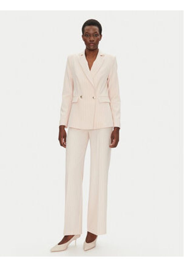 Morgan Marynarka 251-VIVI.F M Écru Slim Fit. Materiał: syntetyk