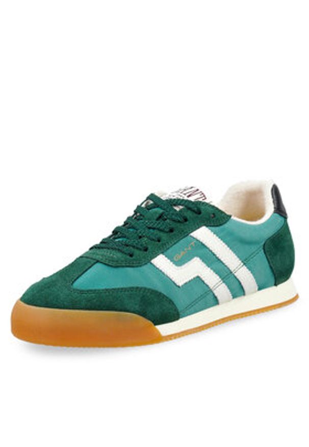 GANT - Gant Sneakersy 31531035 Zielony. Kolor: zielony. Materiał: skóra, zamsz