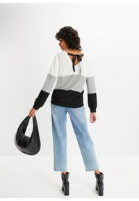 bonprix - Shirt z długim rękawem. Kolor: biały. Długość rękawa: długi rękaw. Długość: długie #3