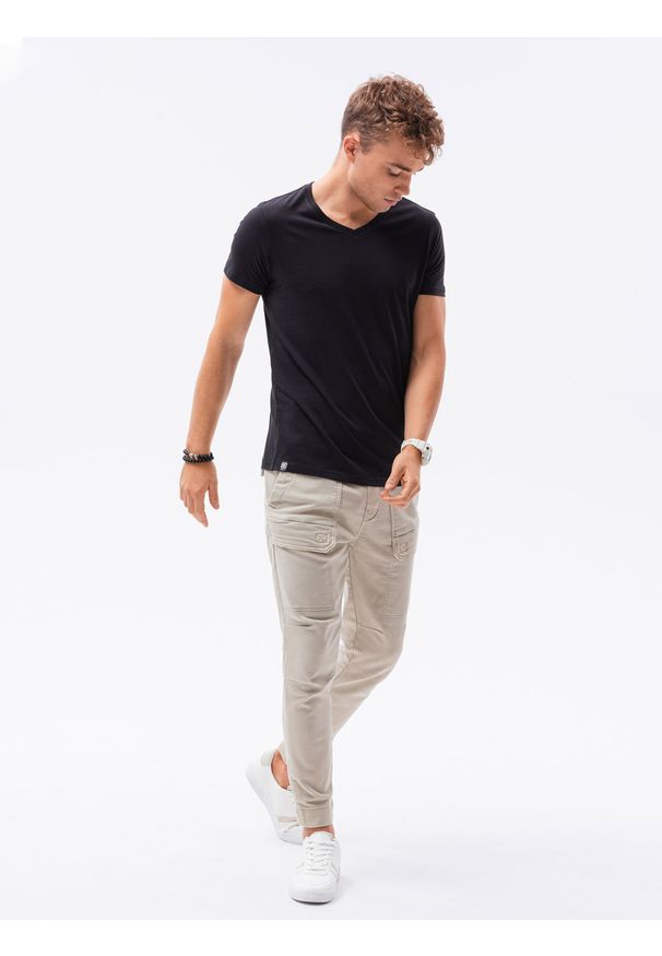 Czarny t-shirt Ombre Clothing