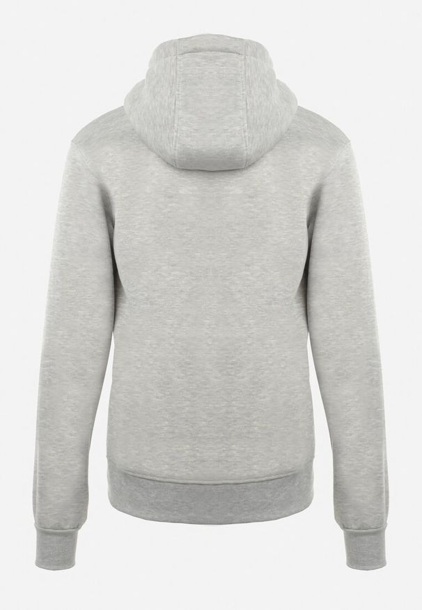 Born2be - Szara Bluza z Kapturem Gorgo. Okazja: na co dzień. Typ kołnierza: kaptur. Kolor: szary. Materiał: jeans. Długość rękawa: długi rękaw. Długość: długie. Styl: klasyczny, elegancki, casual