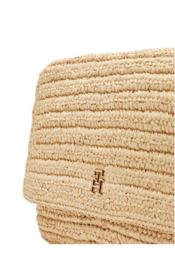 TOMMY HILFIGER - Tommy Hilfiger Torebka Spring Logo Conv Crossover AW0AW17224 Beżowy. Kolor: beżowy