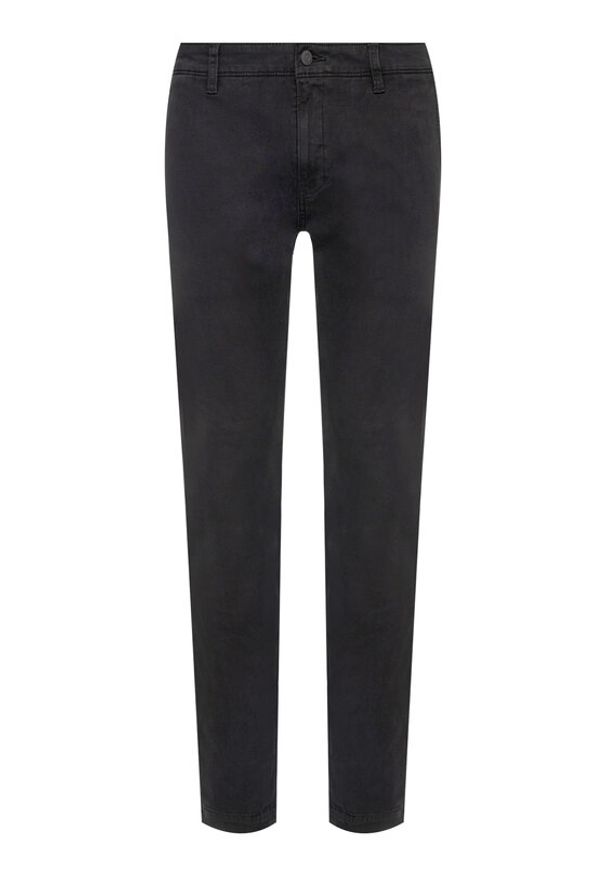 Levi's® Chinosy Standard II 17196-0005 Czarny Tapered Fit. Kolor: czarny. Materiał: bawełna