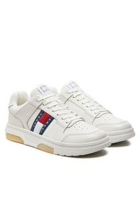 Tommy Jeans Sneakersy The Brooklyn Leather EM0EM01429 Biały. Kolor: biały. Materiał: skóra #5