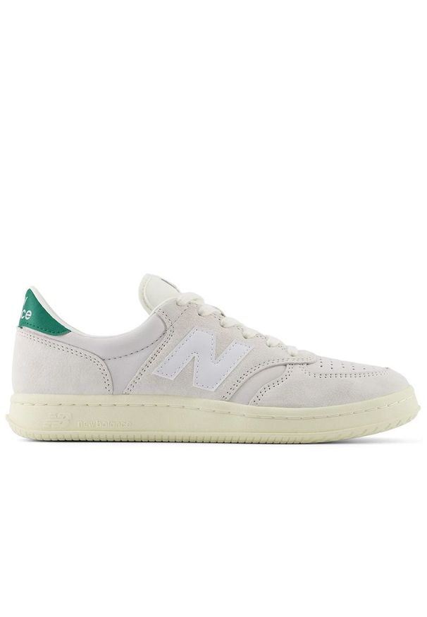 Buty unisex New Balance CT500GRN - szare. Okazja: na co dzień. Kolor: szary. Materiał: materiał, syntetyk, guma, skóra. Szerokość cholewki: normalna. Model: New Balance 574