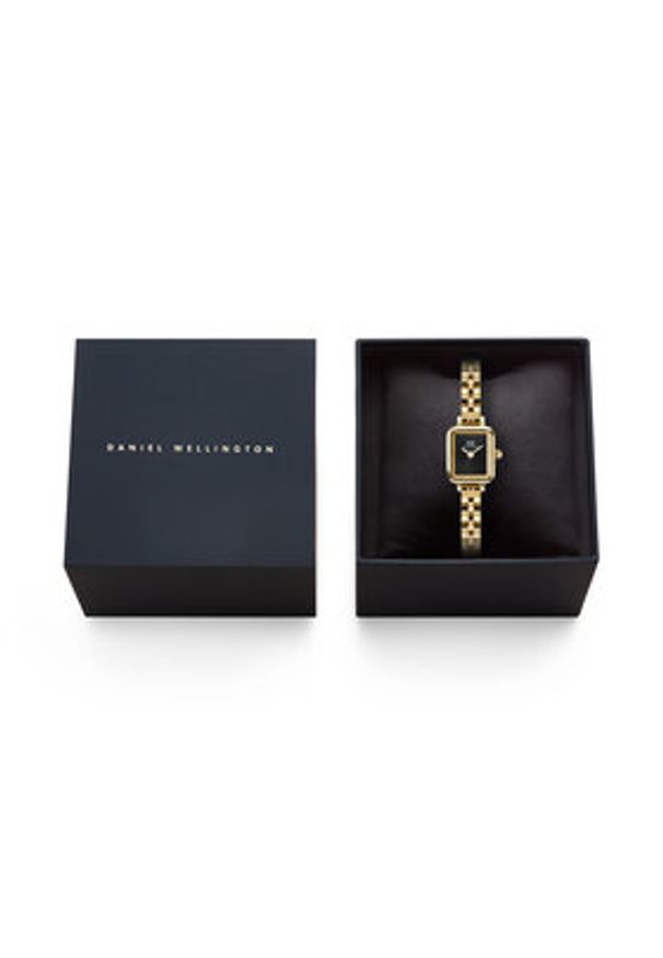 Daniel Wellington Zegarek Quadro DW00100851 Złoty. Kolor: złoty