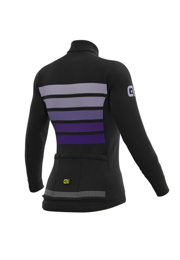 ALÉ CYCLING - Bluza rowerowa damska Alé Cycling PR-R Sombra Wool Thermo. Kolor: fioletowy, czarny, wielokolorowy