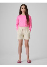 4f - 4F Longsleeve do pływania z nadrukiem dziewczęcy - różowy 158/164 (12-14 lat). Okazja: na plażę. Kolor: różowy. Materiał: materiał, włókno, skóra, dzianina. Długość rękawa: długi rękaw. Wzór: nadruk. Sezon: lato. Styl: klasyczny #2