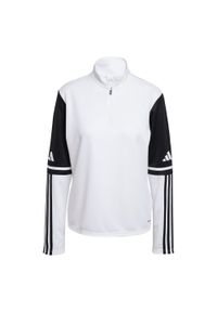 Adidas Sport Sq25 Tr Top Bluza Damskie. Kolor: biały. Materiał: polar. Sezon: zima