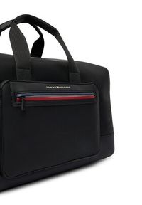 TOMMY HILFIGER - Tommy Hilfiger Torba Th Foundation Duffle AM0AM14160 Czarny. Kolor: czarny. Materiał: skóra #2