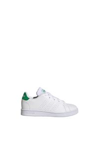 Adidas - Buty Advantage K Rozmiar 38 2/3 - GY6995 Biały. Kolor: biały, wielokolorowy, zielony, czarny. Materiał: materiał. Model: Adidas Advantage