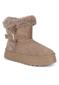 Jenny Fairy Śniegowce WSX23-15 Beżowy. Kolor: beżowy. Materiał: materiał #7
