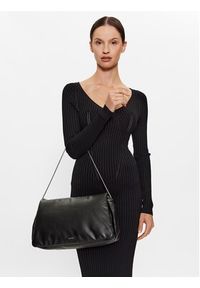 Calvin Klein Torebka Puffed Shoulder Bag K60K611020 Czarny. Kolor: czarny. Materiał: skórzane #3