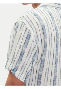 Emporio Armani Koszula EM000593 AF12351 F0027 Błękitny Regular Fit. Kolor: niebieski. Materiał: wiskoza #4