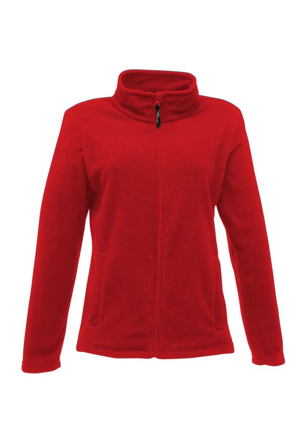 Regatta - Damska Kurtka Z Mikropolaru Na Całej Długości 210 Serii. Kolor: czerwony. Sezon: zima. Styl: sportowy