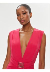 Rinascimento Sukienka koktajlowa CFC0118264003 Różowy Slim Fit. Kolor: różowy. Materiał: syntetyk. Styl: wizytowy #3