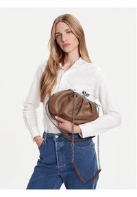 Weekend Max Mara Torebka Cubico 55160212600 Brązowy. Kolor: brązowy. Materiał: skórzane #9