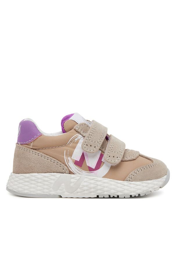 Sneakersy Naturino. Kolor: beżowy