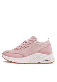 skechers - Skechers Sneakersy Arch Fit S-Miles 155565/MVE Różowy. Kolor: różowy. Materiał: materiał #7