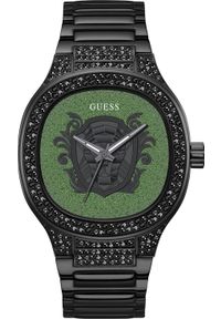 Zegarek Guess Zegarek męski Guess GW0565G2 CYRKONIE czarny. Kolor: czarny #1