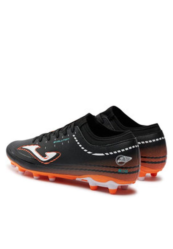 Joma Buty do piłki nożnej Evolution EVOS2401FG Czarny. Kolor: czarny. Materiał: skóra
