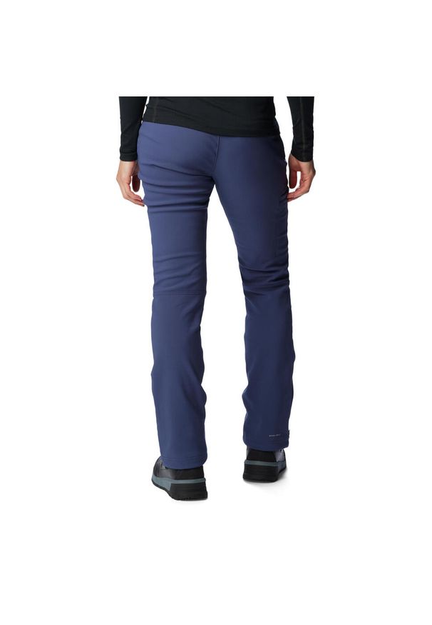 columbia - Spodnie softshellowe damskie Columbia Back Beauty Passo Alto III. Kolor: niebieski