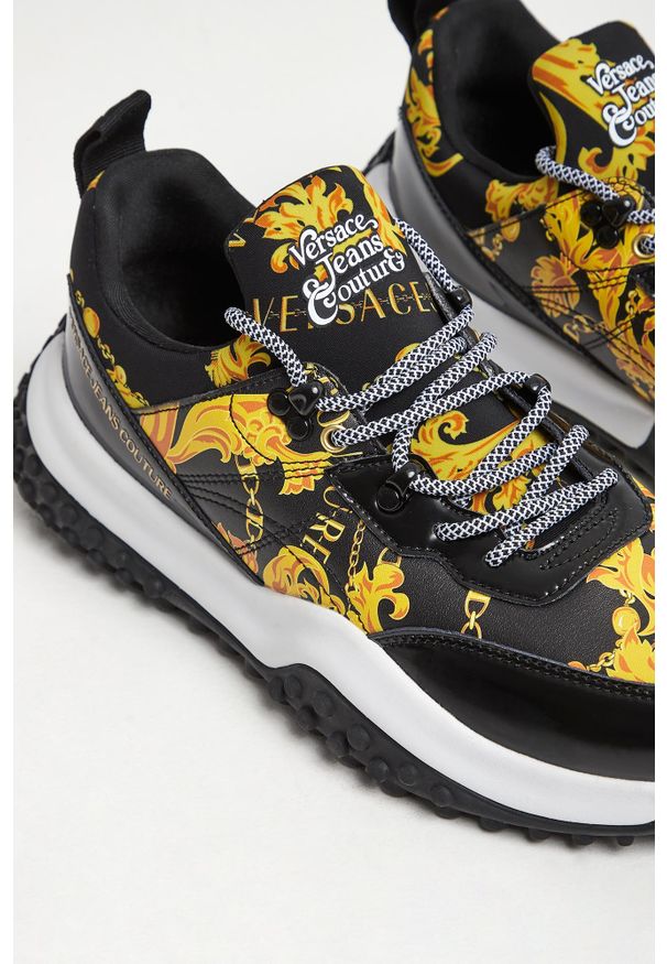 Versace Jeans Couture - Sneakersy męskie z logo VERSACE JEANS COUTURE