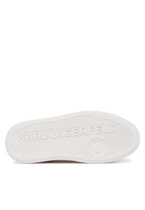 Karl Lagerfeld - KARL LAGERFELD Sneakersy KL65025 Kolorowy. Materiał: skóra, zamsz. Wzór: kolorowy