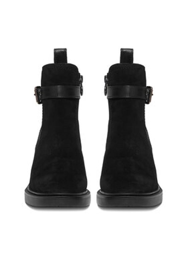 U.S. Polo Assn. Botki CEO-KATERI001W/ELE1 Czarny. Kolor: czarny. Materiał: zamsz, skóra
