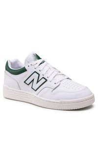 New Balance Sneakersy BB480LGT Biały. Kolor: biały. Materiał: skóra #3