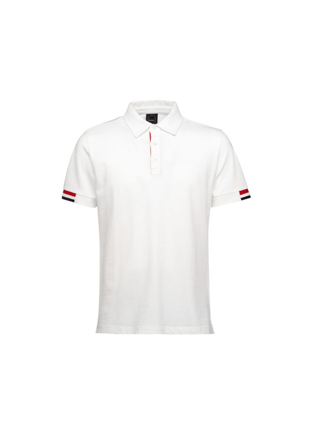 Polo Geox Polo Piquet 2. Typ kołnierza: polo. Kolor: biały. Styl: elegancki