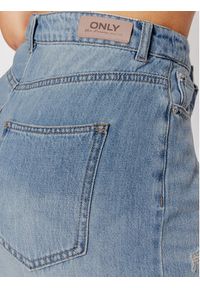 only - ONLY Spódnica jeansowa Romeo 15256498 Niebieski Regular Fit. Kolor: niebieski. Materiał: jeans, bawełna #3