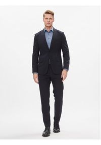 Calvin Klein Koszula K10K112299 Niebieski Slim Fit. Kolor: niebieski. Materiał: bawełna #5