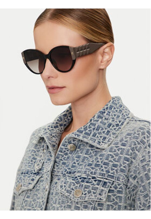 Furla Okulary przeciwsłoneczne Sunglasses Sfu784 WD00112-A.0116-3214S-4401 Czarny. Kolor: czarny