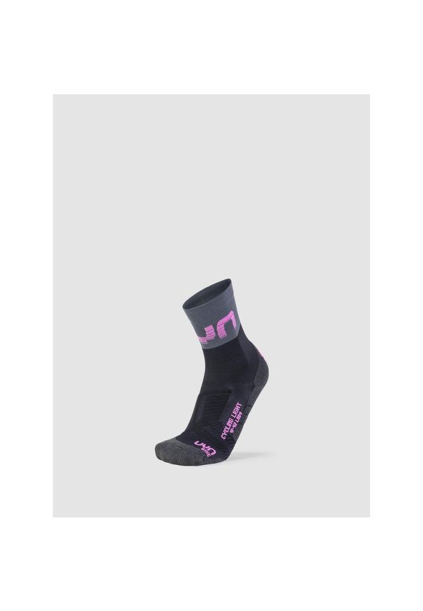 UYN - Cycling Light Socks. Kolor: szary, wielokolorowy, czarny. Sport: kolarstwo