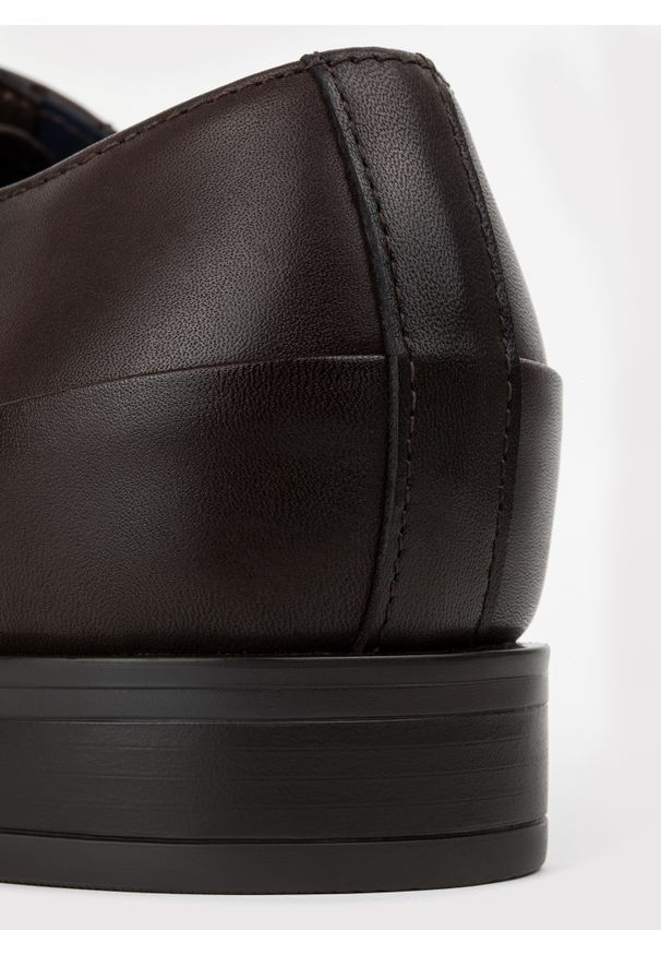 Pako Lorente - PAKO LORENTE – Brązowe monki męskie. Zapięcie: klamry. Kolor: brązowy. Materiał: skóra, jeans